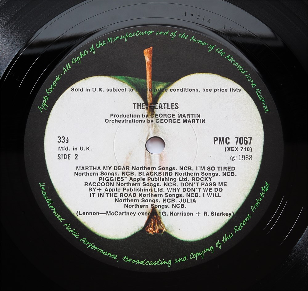 Parlogram Auctions - The Beatles - White Album - UK 1968 1st MONO 