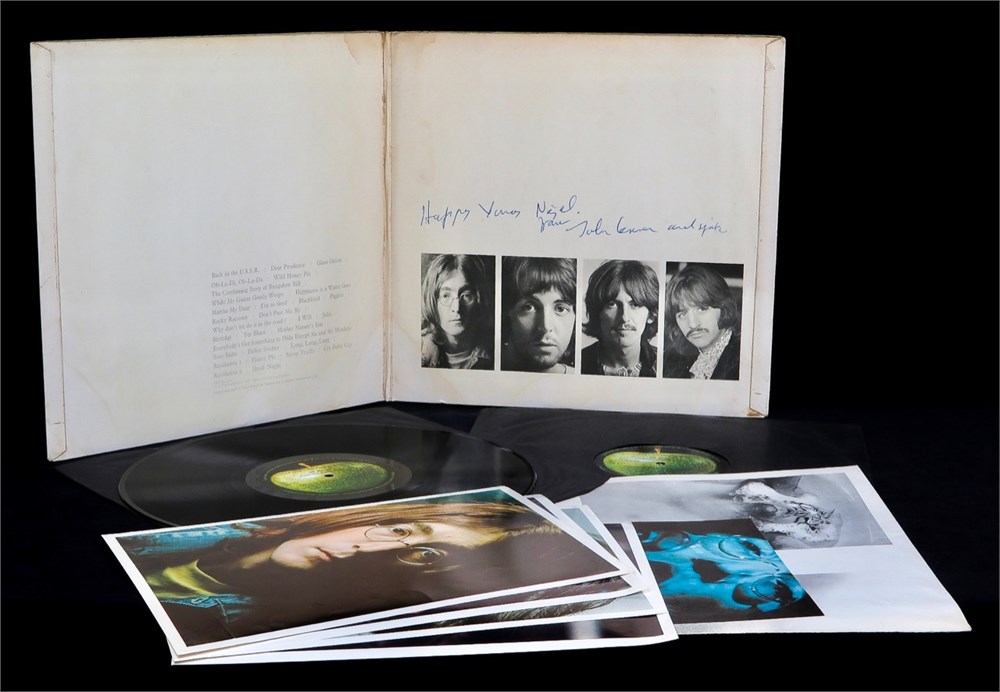 Parlogram Auctions - John Lennon SIGNED The Beatles 'White Album' UK ...
