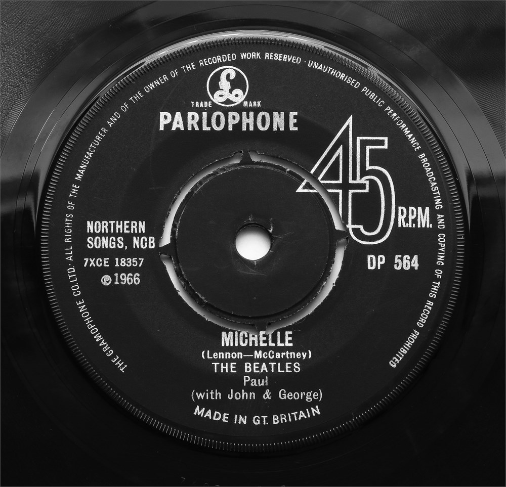 Parlogram Auctions - Beatles - Michelle/Drive My Car - UK 1966 