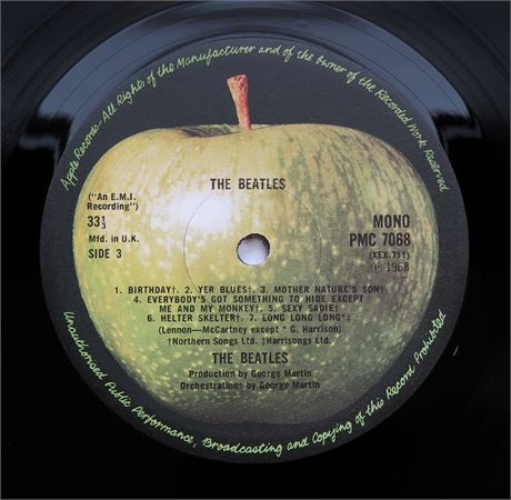 Parlogram Auctions - The Beatles - White Album - UK 1981 MONO 