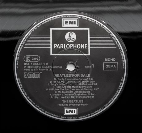 The Beatles - Beatles For Sale - 1988 German DMM Audiophile LP EX+