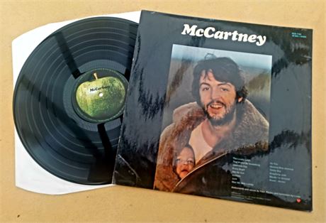 " McCARTNEY " SUPER UK EARLIEST EMI SLEEVE 2U 2U LP